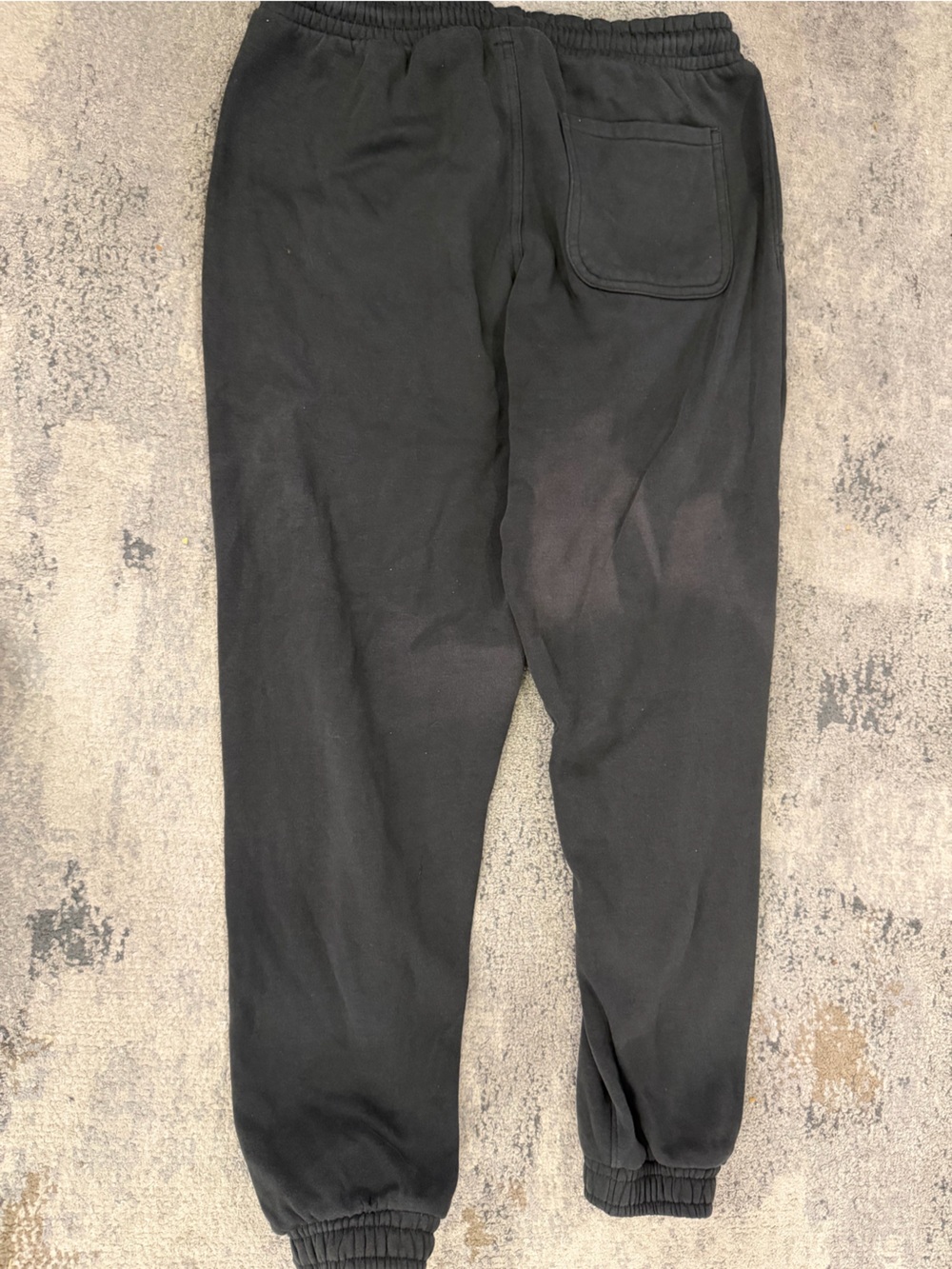 Volcom Men's Gray Gothic Spell Out Fleece Jogger Sweatpants Size Medium - Picture 4 of 6